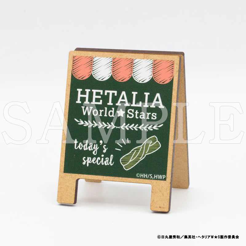 [PREORDER] Hetalia World Stars Bakery Style Wooden Memo Stands