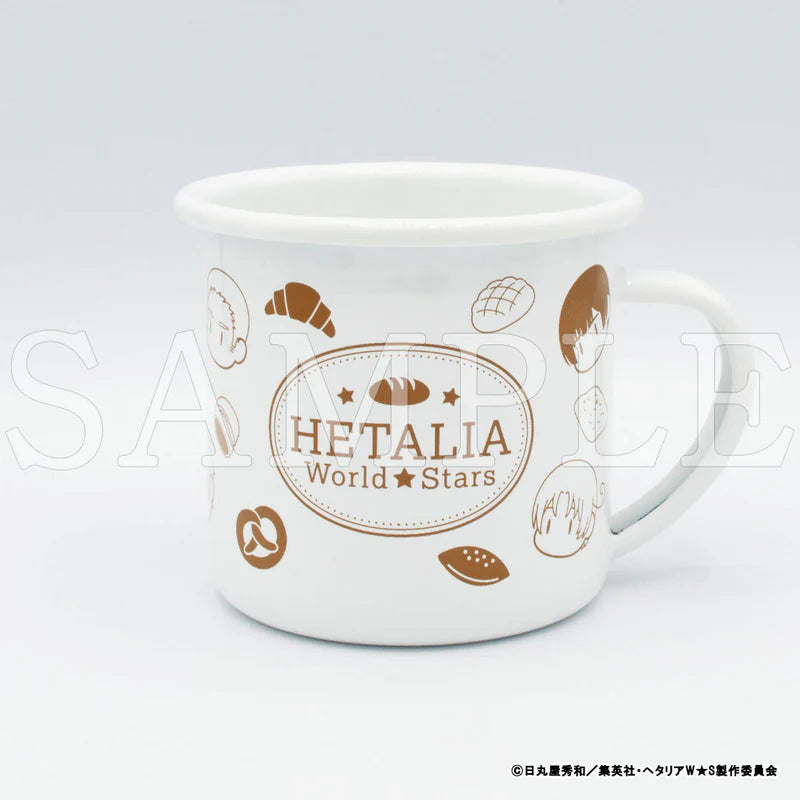 [PREORDER] Hetalia World Stars Bakery Style Enamel Mug