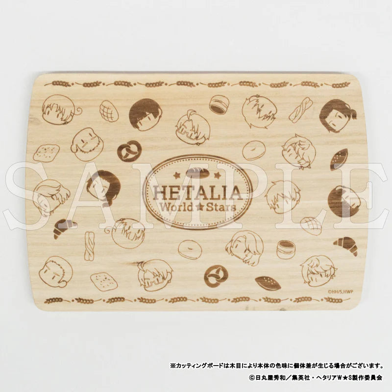 [PREORDER] Hetalia World Stars Bakery Style Cutting Board