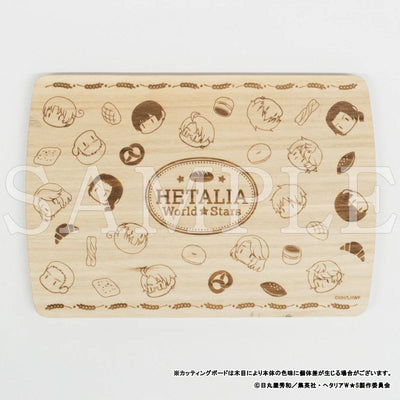 [PREORDER] Hetalia World Stars Bakery Style Cutting Board