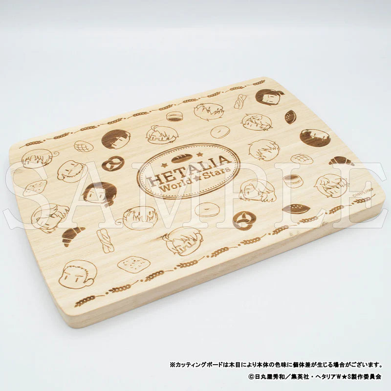 [PREORDER] Hetalia World Stars Bakery Style Cutting Board