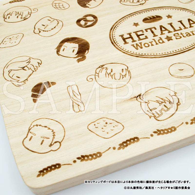 [PREORDER] Hetalia World Stars Bakery Style Cutting Board