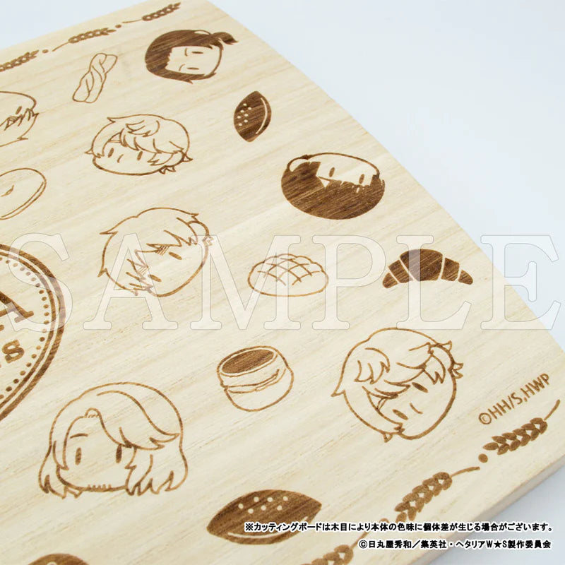 [PREORDER] Hetalia World Stars Bakery Style Cutting Board