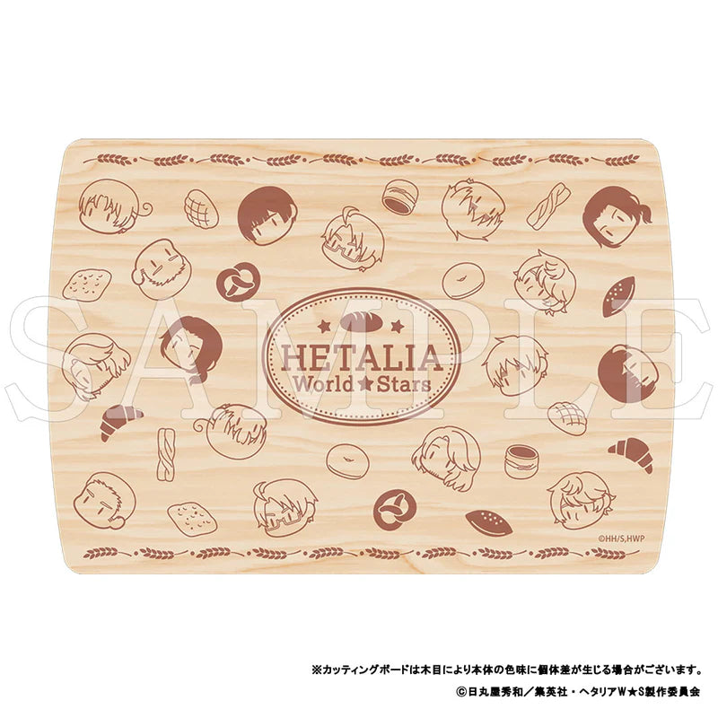 [PREORDER] Hetalia World Stars Bakery Style Cutting Board