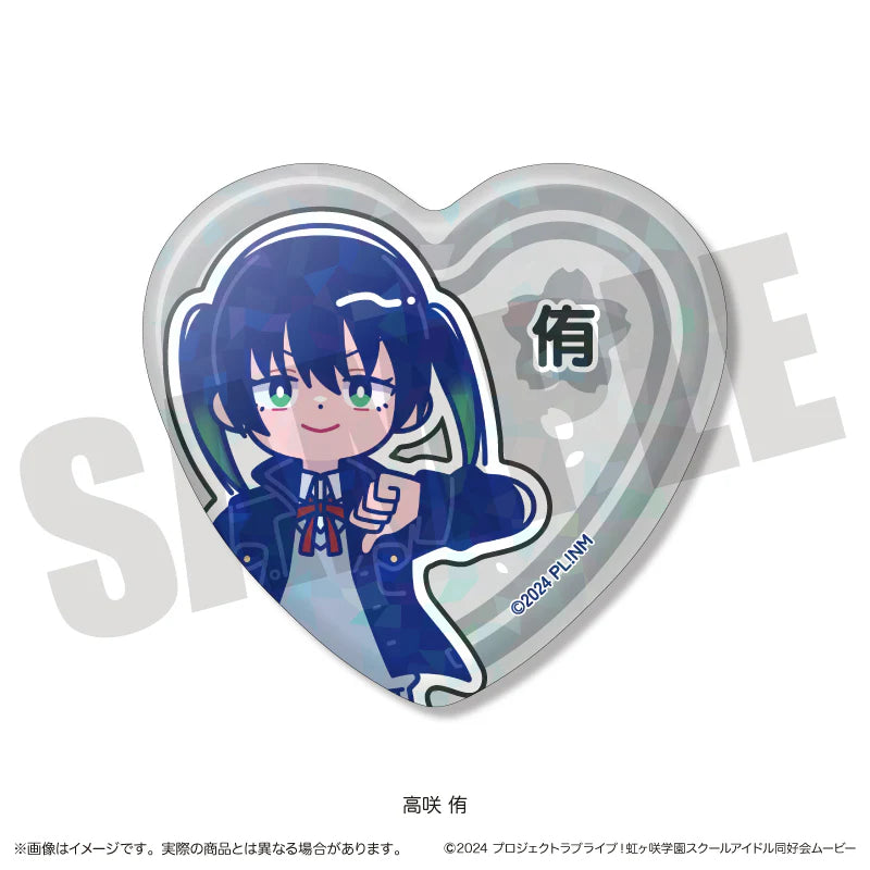 [PREORDER] Love Live Nijigasaki New Toro series Heart Can Badges