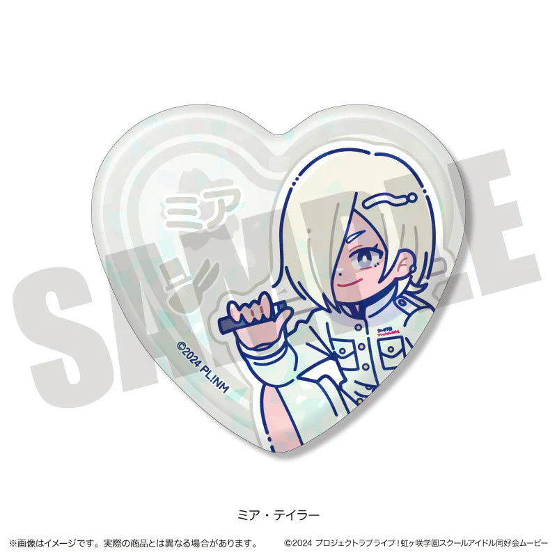 [PREORDER] Love Live Nijigasaki New Toro series Heart Can Badges