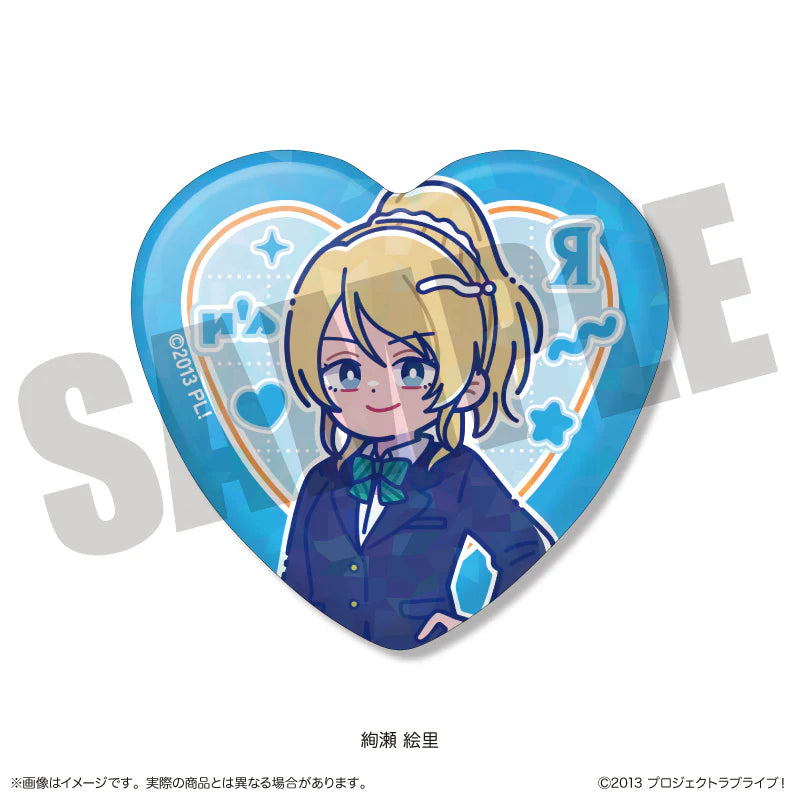 [PREORDER] u's Love Live x New Toro Heart Can Badges