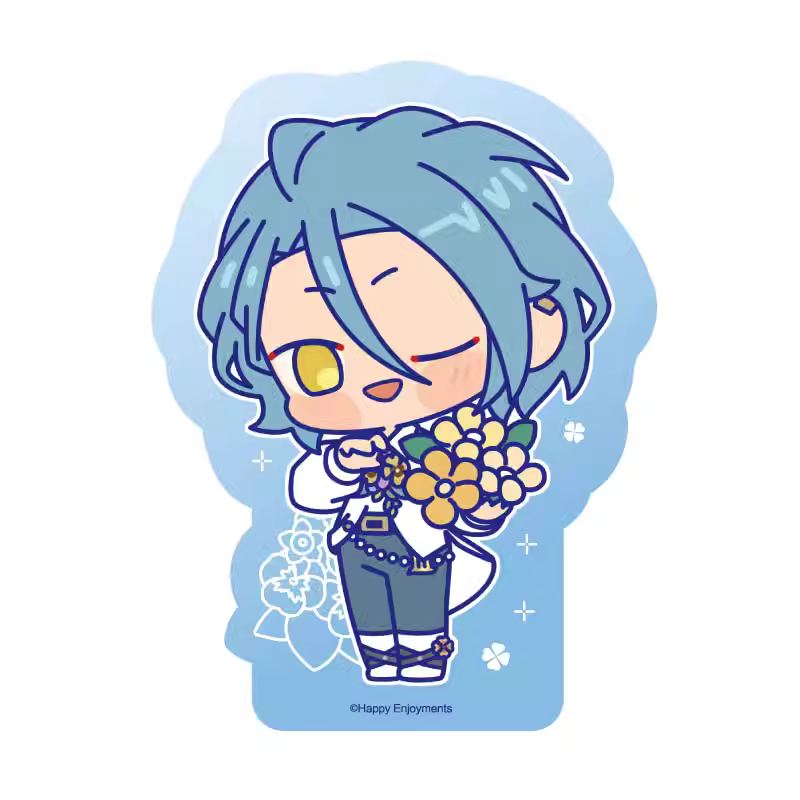 [PREORDER] CN Ensemble Stars Murmurs of Flourishing Blossoms Chibi Acrylic Blocks