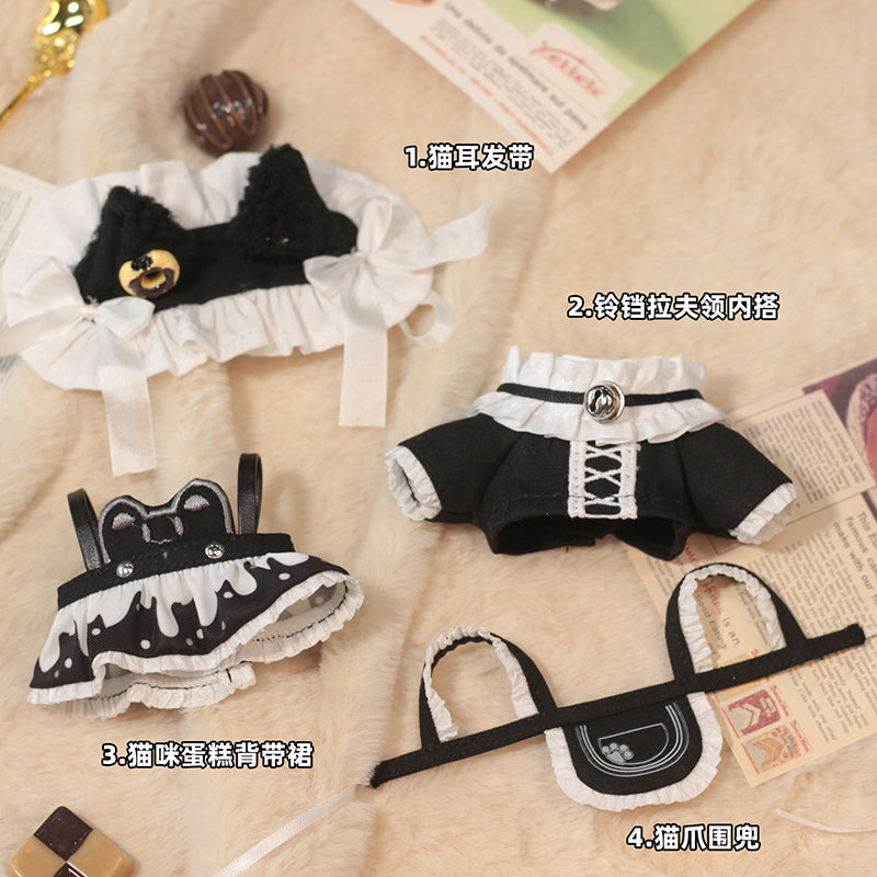 Grey Cat Maid Nui Clothing 10CM