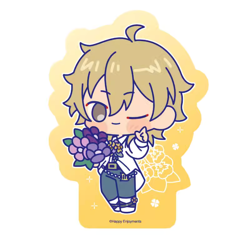 [PREORDER] CN Ensemble Stars Murmurs of Flourishing Blossoms Chibi Acrylic Blocks