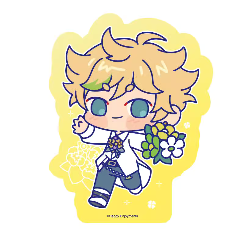 [PREORDER] CN Ensemble Stars Murmurs of Flourishing Blossoms Chibi Acrylic Blocks