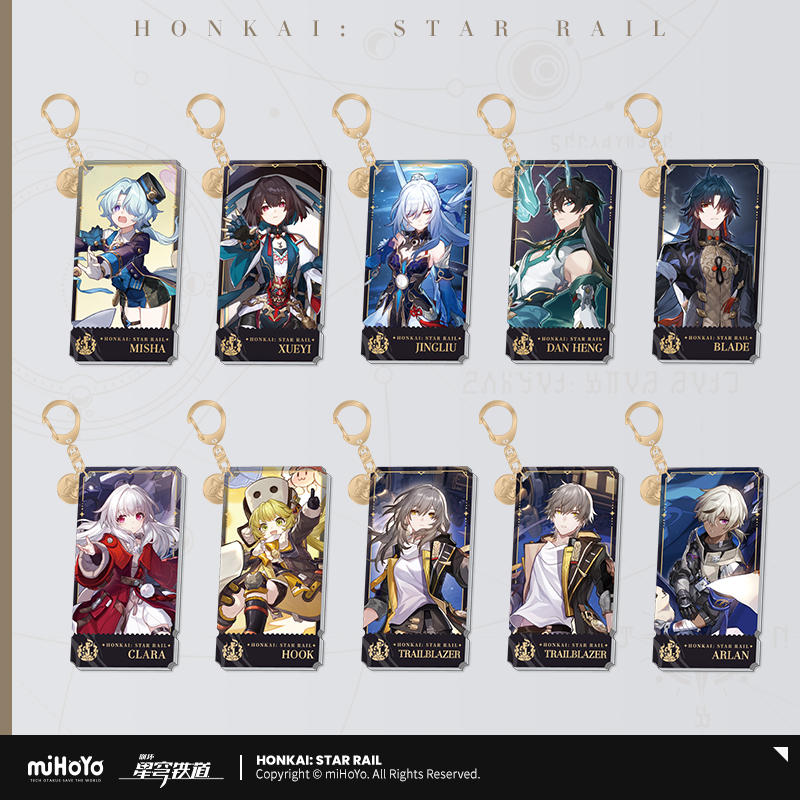 [PREORDER] Honkai: Star Rail Acrylic Keychain – Neiroh Sells