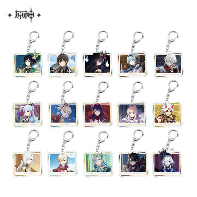 [PREORDER] Genshin Impact Character PV Series Acrylic Keychains