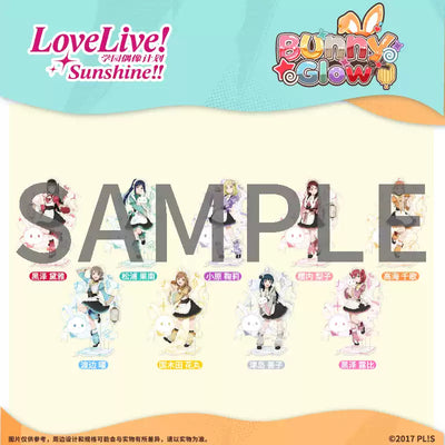 [PREORDER] Aqours Love Live! Sunshine!! Bunny Glow Acrylic Stands