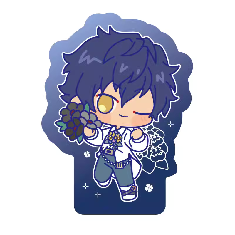 [PREORDER] CN Ensemble Stars Murmurs of Flourishing Blossoms Chibi Acrylic Blocks