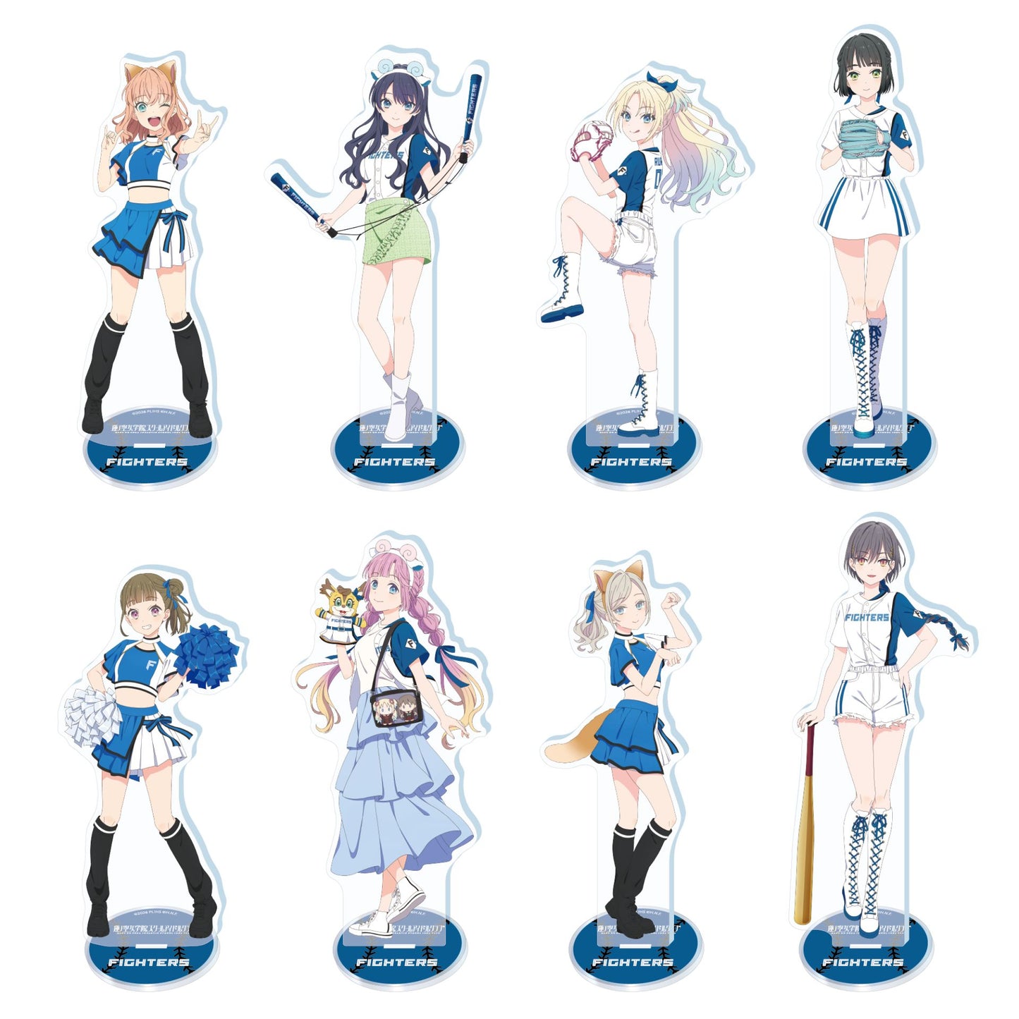 [PREORDER] Hasunosora x Fighters Love Live Pacific League Acrylic Stands