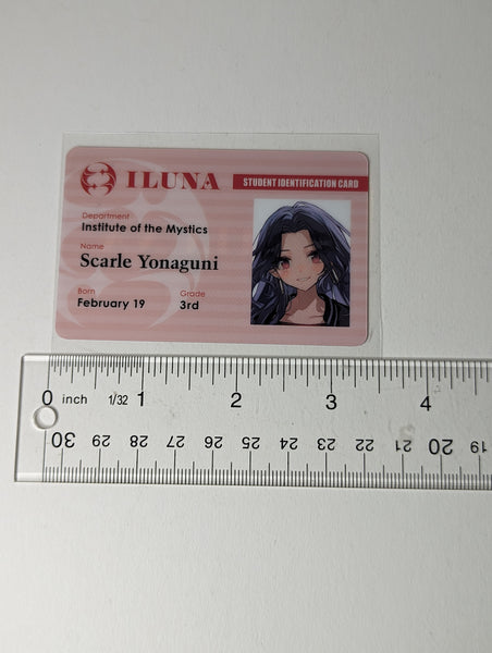 Scarle Yonaguni Nijisanji EN ILUNA Student ID Card