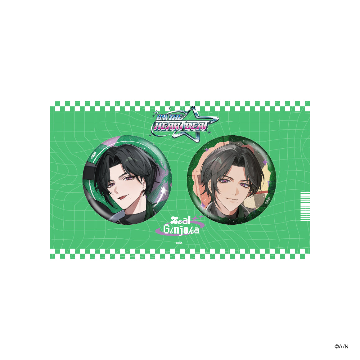 [PREORDER] Nijisanji EN BY THE BEAT By The Heartbeat Can Badge Sets