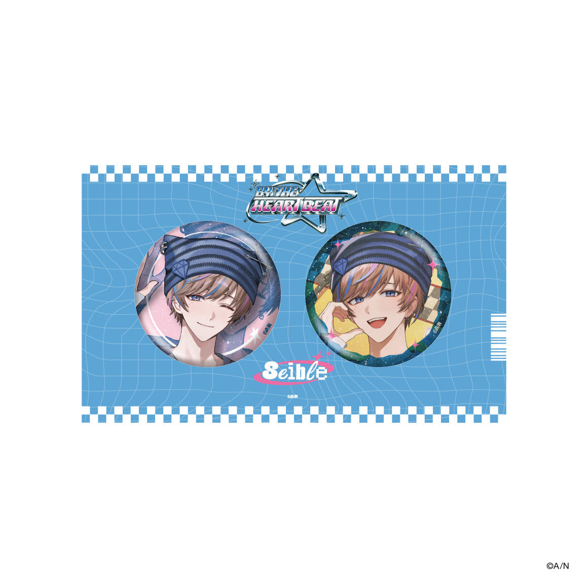 [PREORDER] Nijisanji EN BY THE BEAT By The Heartbeat Can Badge Sets