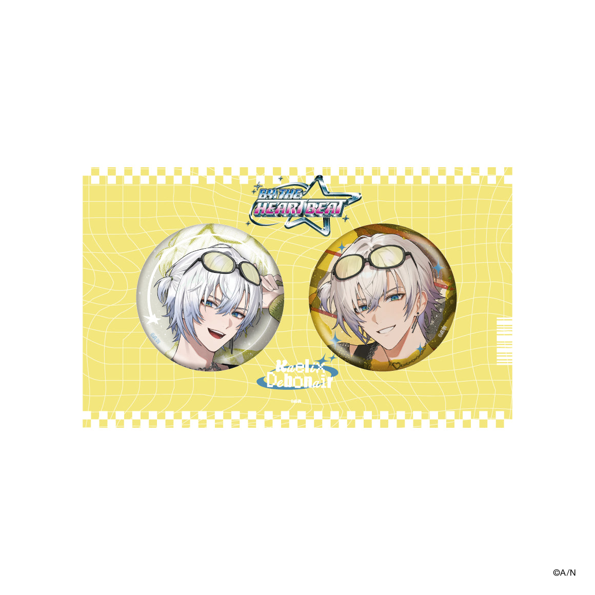 [PREORDER] Nijisanji EN BY THE BEAT By The Heartbeat Can Badge Sets