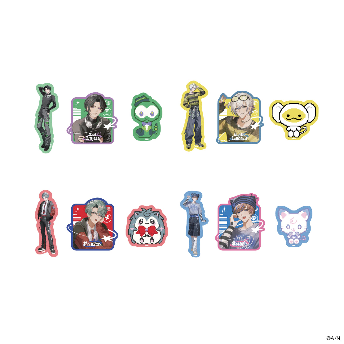 [PREORDER] Nijisanji EN BY THE BEAT By The Heartbeat Sticker Sets