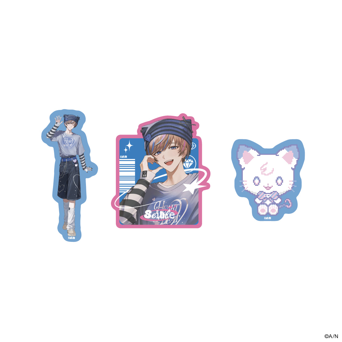 [PREORDER] Nijisanji EN BY THE BEAT By The Heartbeat Sticker Sets