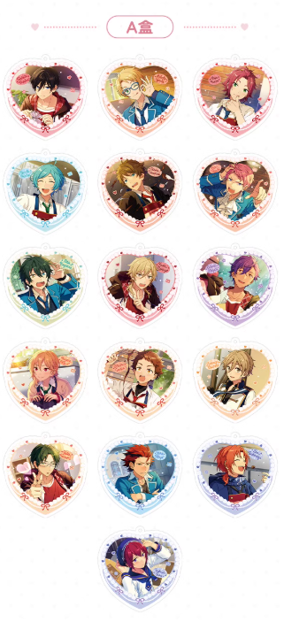 [PREORDER] CN Ensemble Stars Valentine's Quicksand Acrylic Keychains