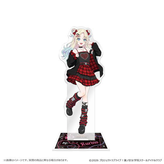 [PREORDER] Hasunosora Love Live POP UP SHOP Gothic Punk Collection Acrylic Stands