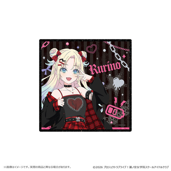 [PREORDER] Hasunosora Love Live POP UP SHOP Gothic Punk Collection Acrylic Glitter Shikishis