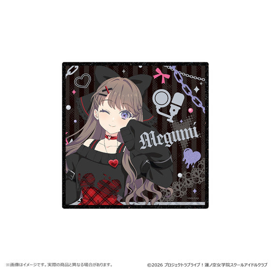 [PREORDER] Hasunosora Love Live POP UP SHOP Gothic Punk Collection Acrylic Glitter Shikishis