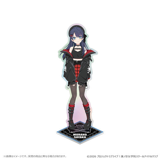 [PREORDER] Hasunosora Love Live POP UP SHOP Gothic Punk Collection BIG Acrylic Stands