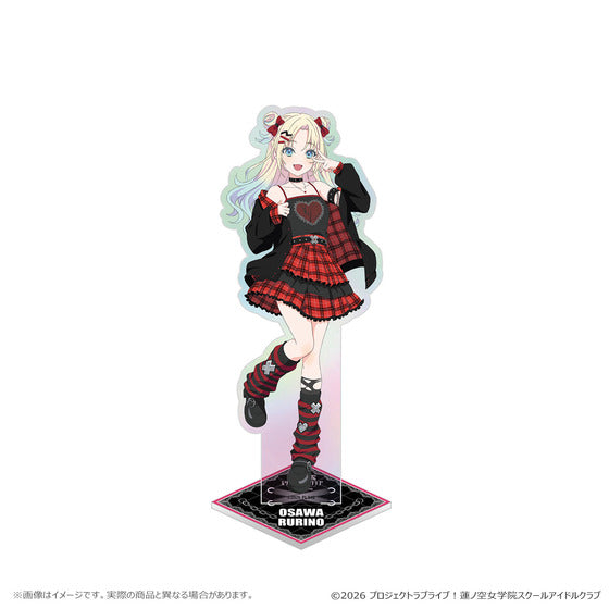 [PREORDER] Hasunosora Love Live POP UP SHOP Gothic Punk Collection BIG Acrylic Stands