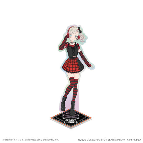 [PREORDER] Hasunosora Love Live POP UP SHOP Gothic Punk Collection BIG Acrylic Stands