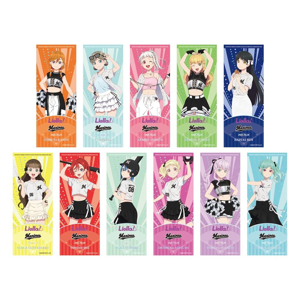 [PREORDER] Liella x Marines Love Live Pacific League Random Ticket-Style Cards