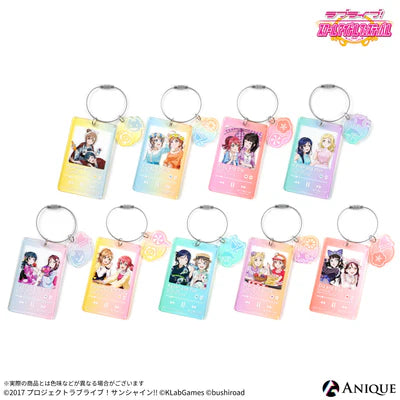 [PREORDER] Aqours Love Live UR Pair Acrylic Keychains (Random Pack / Box)