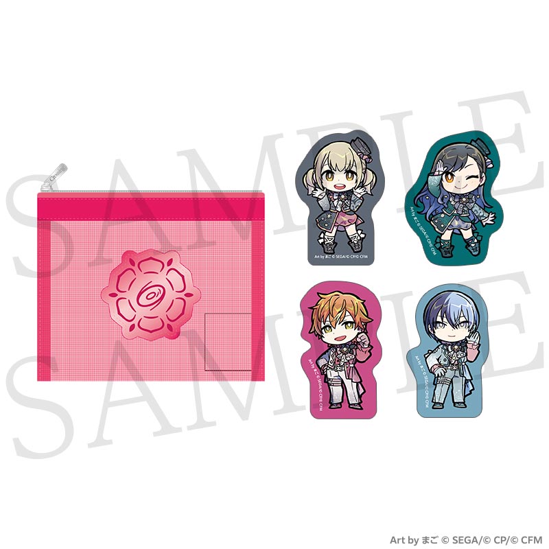 [PREORDER] Project Sekai 6th Live Crossing Chibi Sticker & Pouch Set