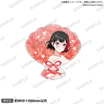 [PREORDER] Afterglow BanG Dream Flower Garden Acrylic Badges