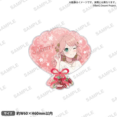 [PREORDER] Afterglow BanG Dream Flower Garden Acrylic Badges