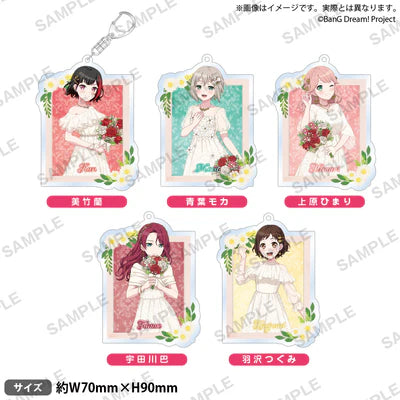 [PREORDER] Afterglow BanG Dream Flower Garden Acrylic Keychains