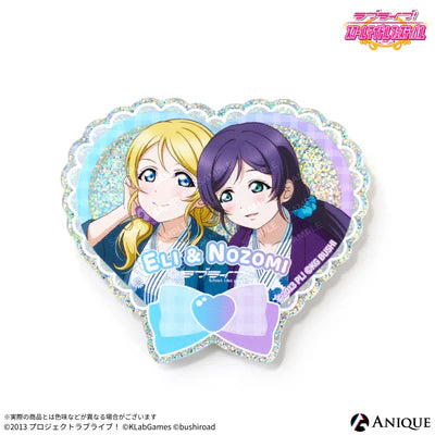 [PREORDER] u's Love Live UR Pair Glitter Acrylic Badges