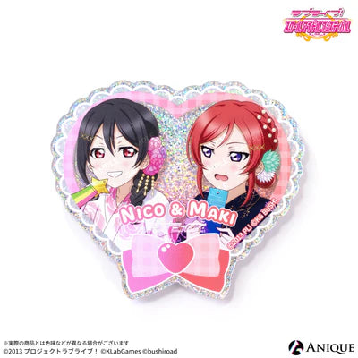 [PREORDER] u's Love Live UR Pair Glitter Acrylic Badges