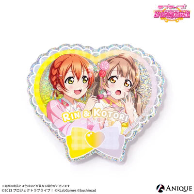 [PREORDER] u's Love Live UR Pair Glitter Acrylic Badges