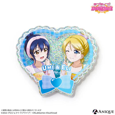 [PREORDER] u's Love Live UR Pair Glitter Acrylic Badges