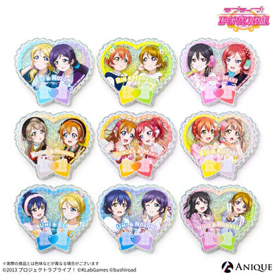 [PREORDER] u's Love Live UR Pair Glitter Acrylic Badges