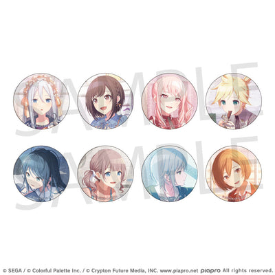 [PREORDER] Project Sekai Glitter Can Badge Illustration Collection vol. 57 C