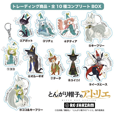 [PREORDER] Witch Hat Atelier Cat Illustration Acrylic Charms