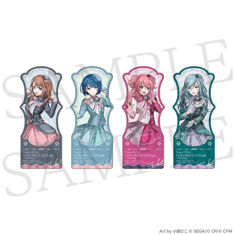 [PREORDER] Project Sekai 6th Live Crossing Ticket-style Cards - MORE MORE JUMP!