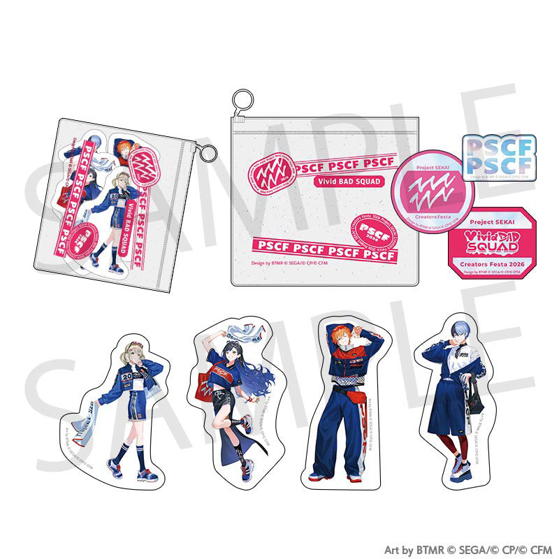 [PREORDER] Project Sekai Connect Live Creators Festa 2026 Sticker Set with Pouch