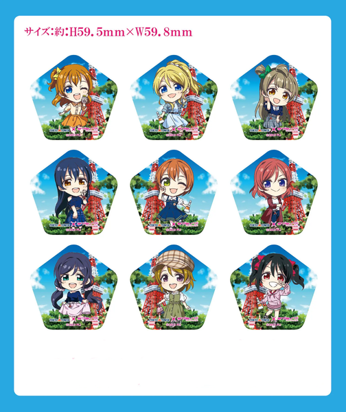 [PREORDER] Love Live School Idol Project x Tokyo Tower Can Badges Chibi ver. RANDOM PACK