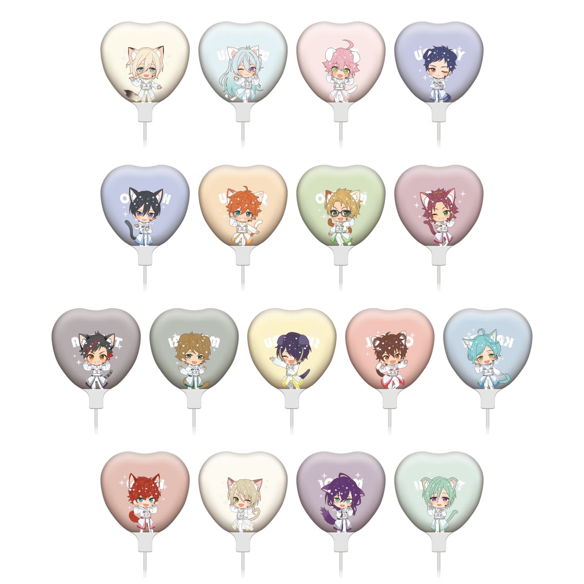 [PREORDER] Ensemble Stars x NAMJATOWN Heart-Shaped Balloon Sticks